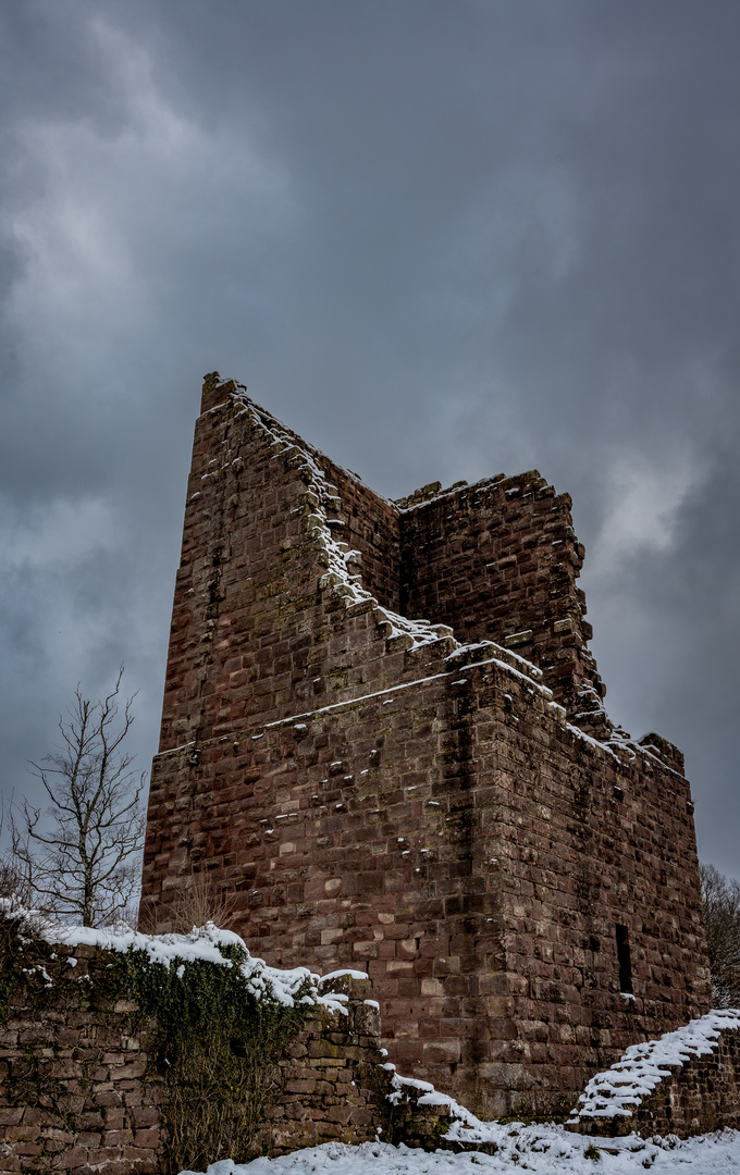 Ruine im Winter