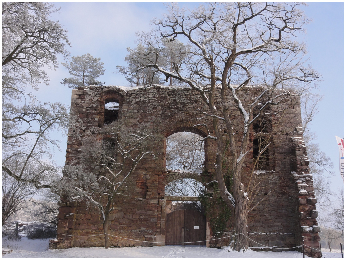 Ruine im Winter