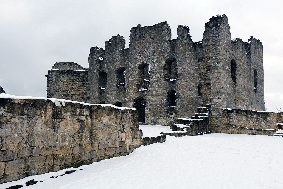 Ruine im Winter