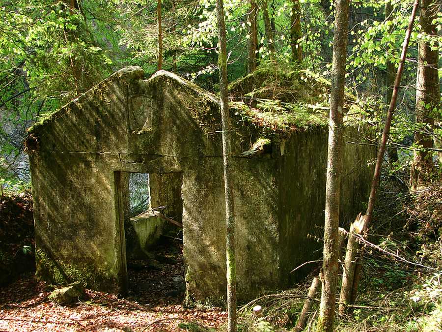 Ruine in der Tiefenbachklamm