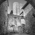 Ruine in Perouges bei Lyon