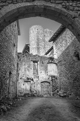 Ruine in Perouges bei Lyon