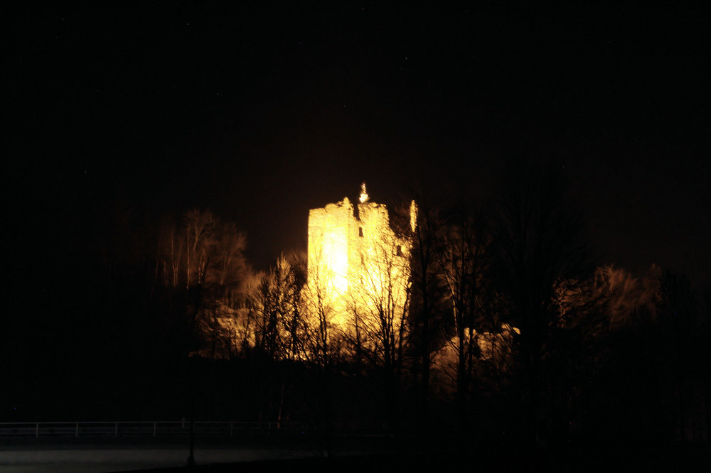 Ruine Laubenberg bei Nacht I