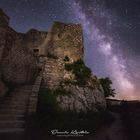 Ruine Reussenstein bei Nacht