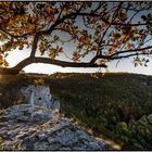 Ruine Reussenstein Sonnenaufgang