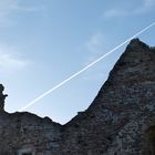Ruine Schaunburg mit Überflieger
