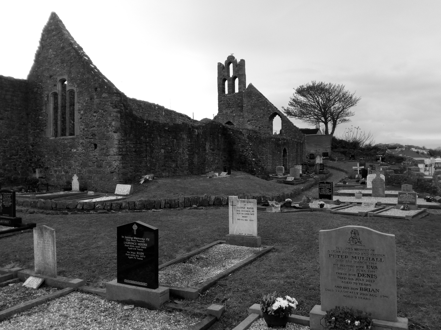 Ruine St. Mary`s Abbey, Howth - In loving memory of