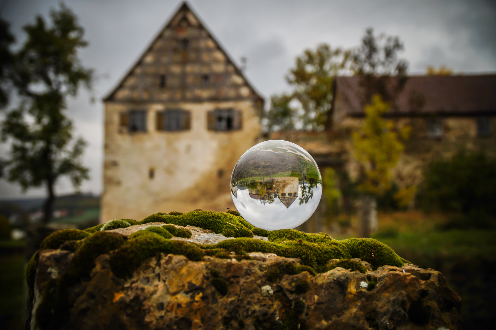 Ruine steht Kopf