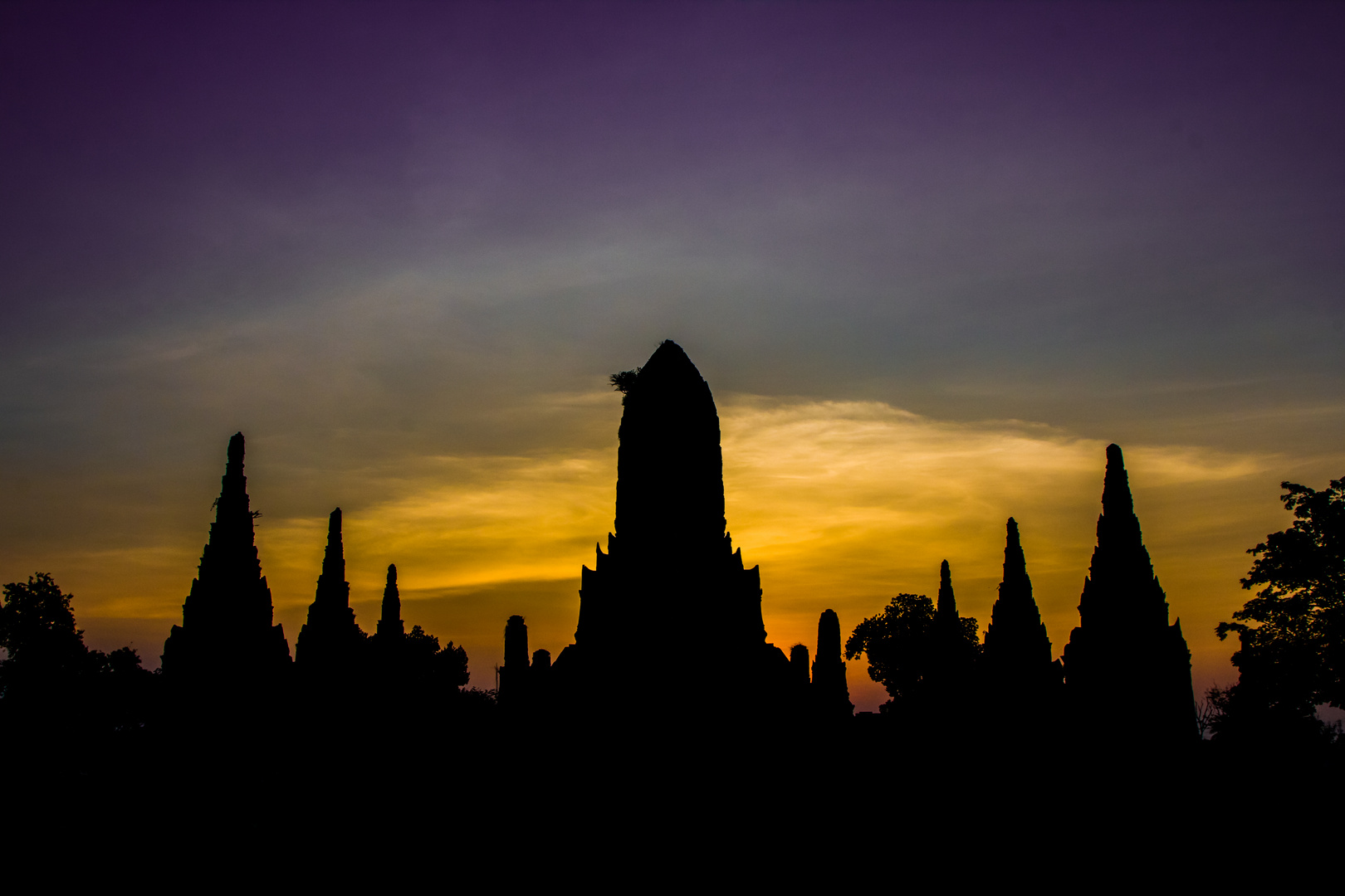 Ruinen von Ayutthaya