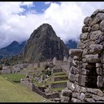 Ruinen von Machu Picchu mit Huayna Picchu