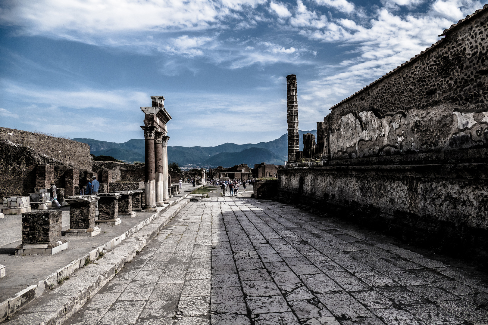 Ruinenanlage in Pompeji