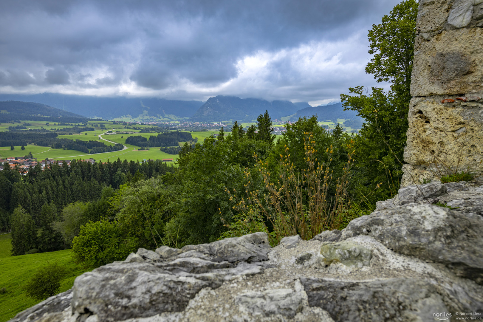 Ruinenausblick