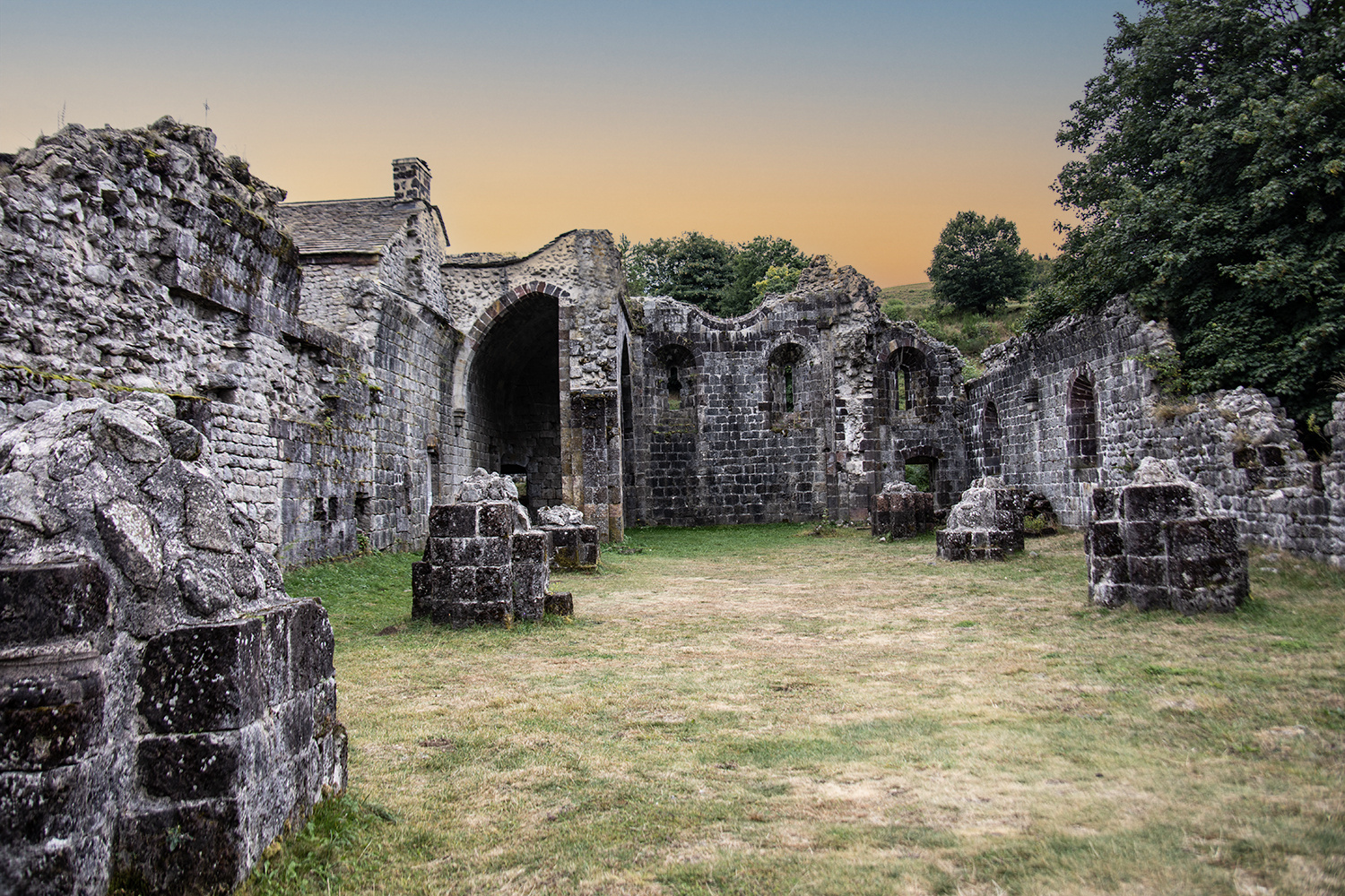 Ruines de l'Abbaye de Mazan(2)