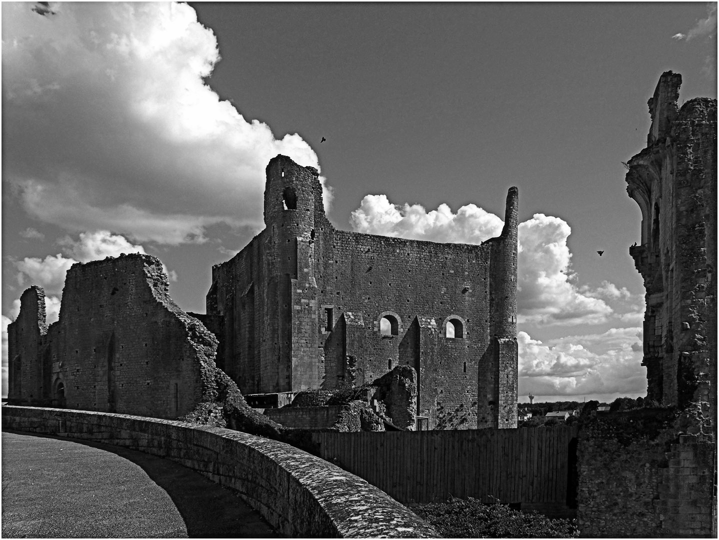 Ruines du Château Baronnial  --  Chauvigny (Vienne)