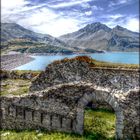 ruines près du lac du mont cenis