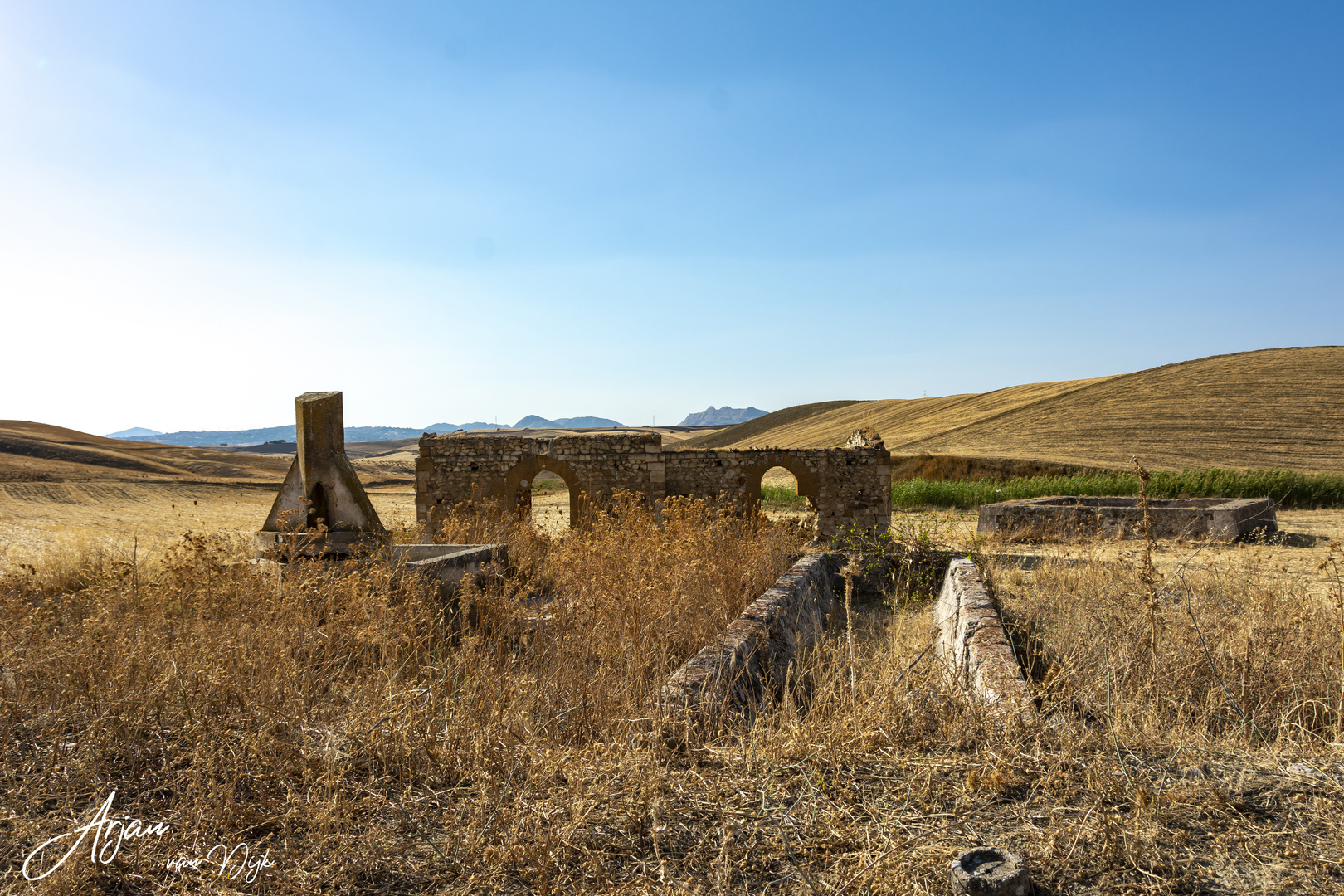 Ruins near Vulcanelli di Macalube