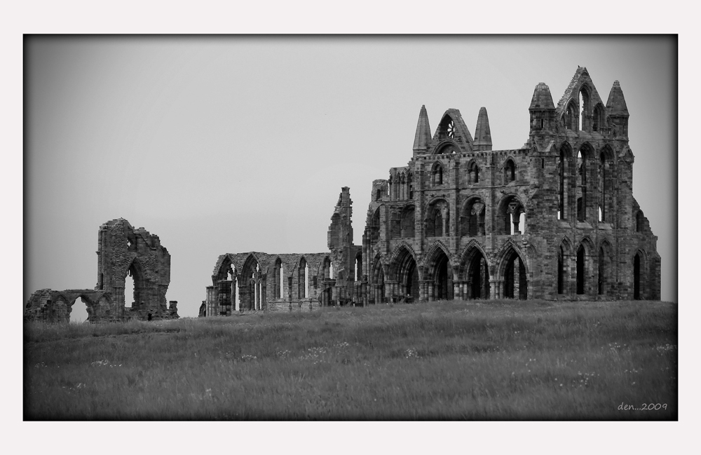 Ruins of Whitby Abbey.......