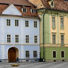 Rumänien - Blaues Stadthaus und Brukenthal-Palais in Sibiu/Hermannstadt | Juni 2006 