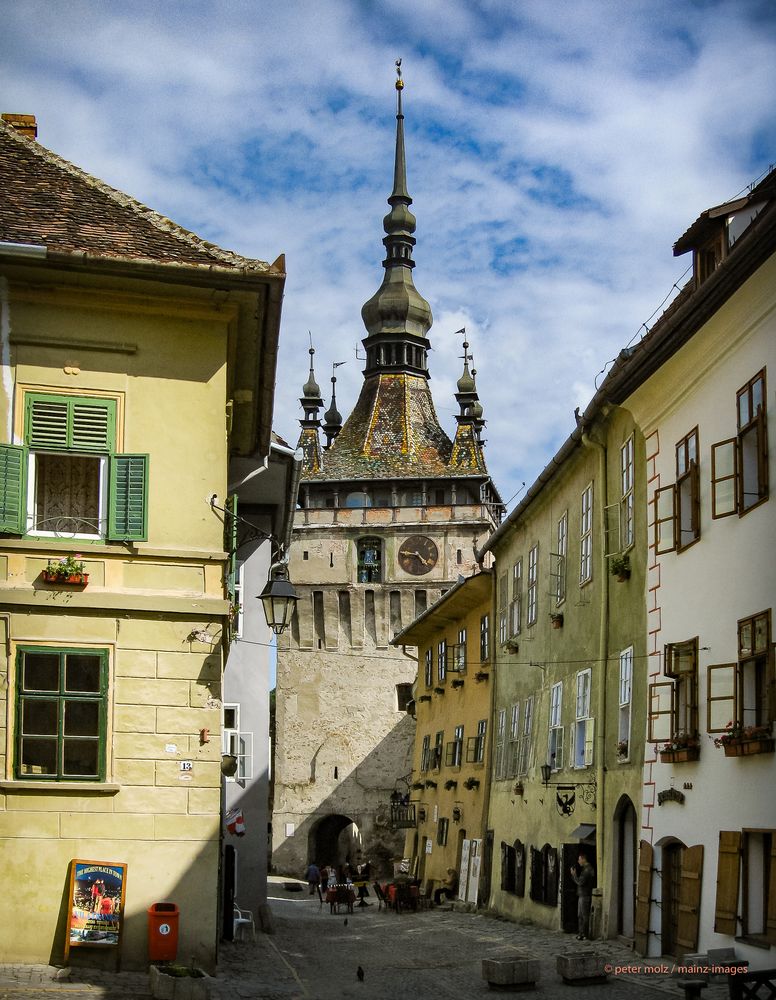 Rumänien - Der Stundturm in Sighisoara/Schäßburg | Juni 2006