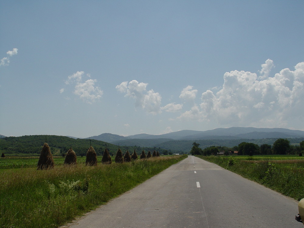 rumänische Landstraße