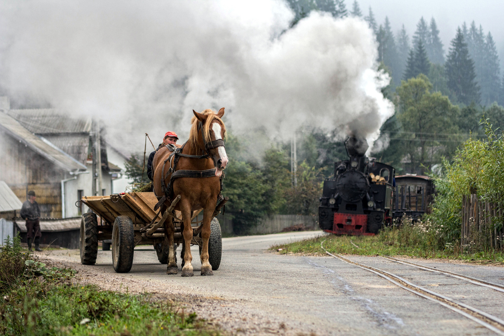 Rumänischer Straßenverkehr