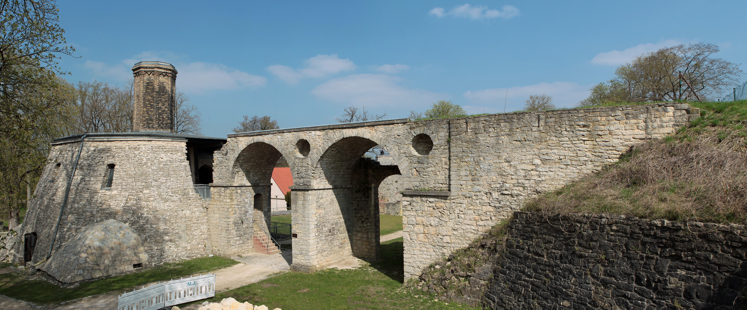 Rumfordofen mit Zirkelbogenbrücke  (1826)