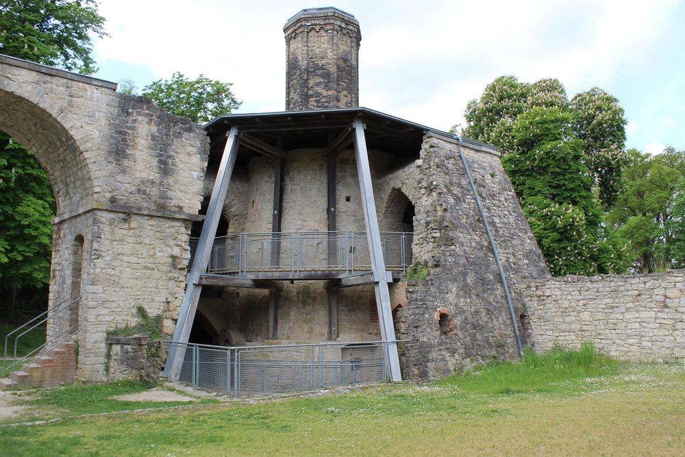 Rumfordofen von hinten