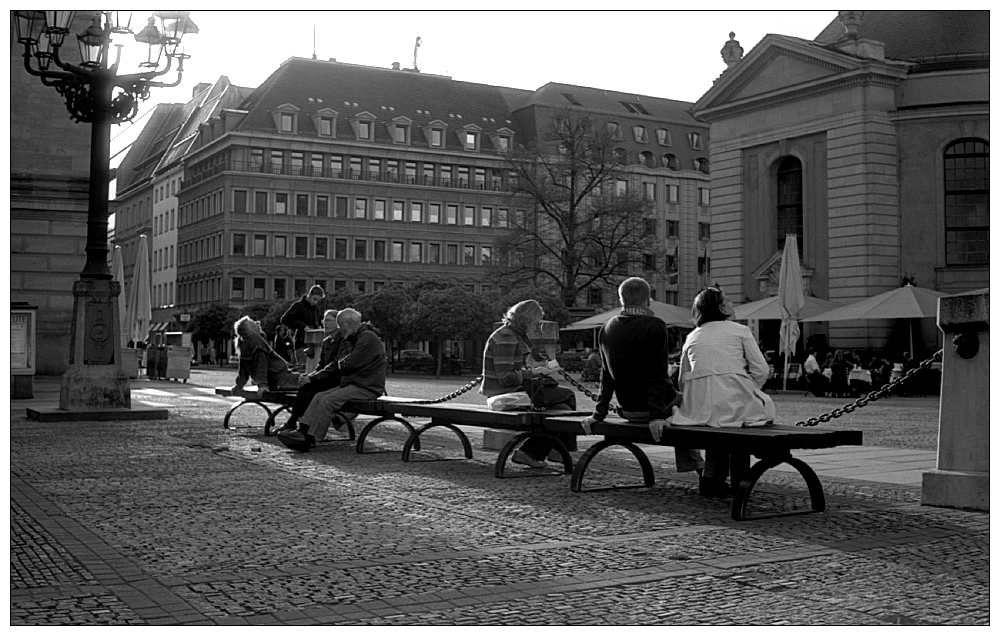 Rumgammeln am Gendarmenmarkt