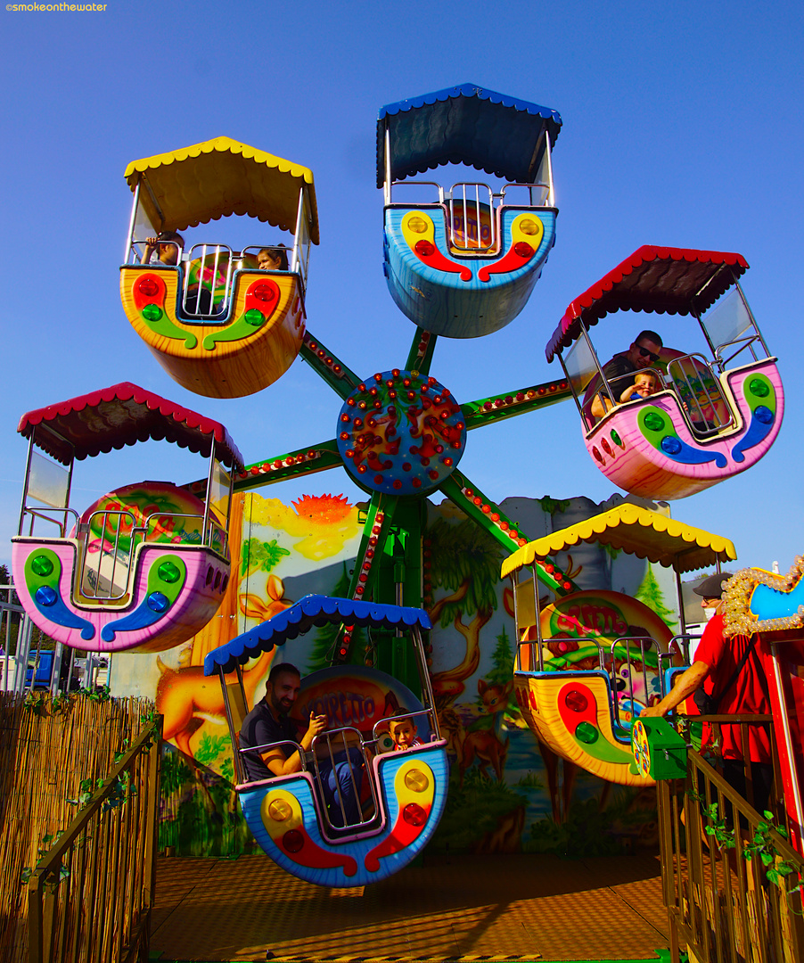 Rummel in Corona-Zeiten: Das kleinste Riesenrad Berlins