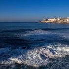 Rumor de olas en Riazor. La Coruña.