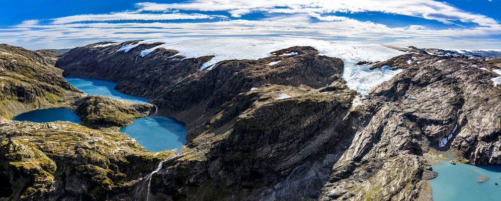 Rund um den Folgefonna Gletscher