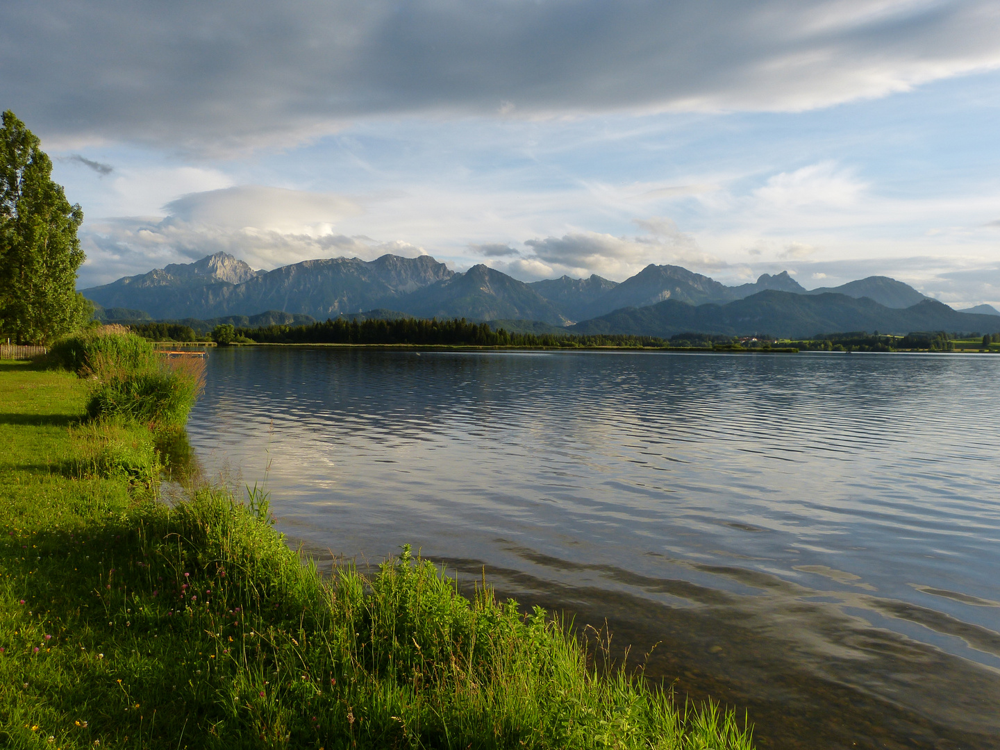 Rund um den Hopfensee.  