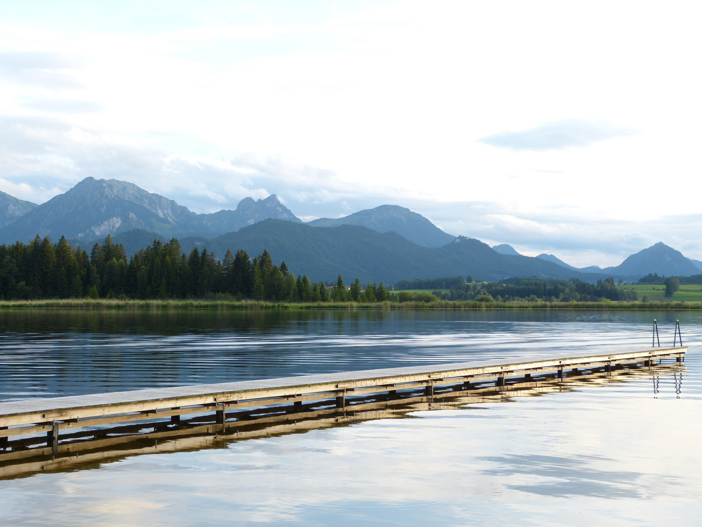 Rund um den Hopfensee.  