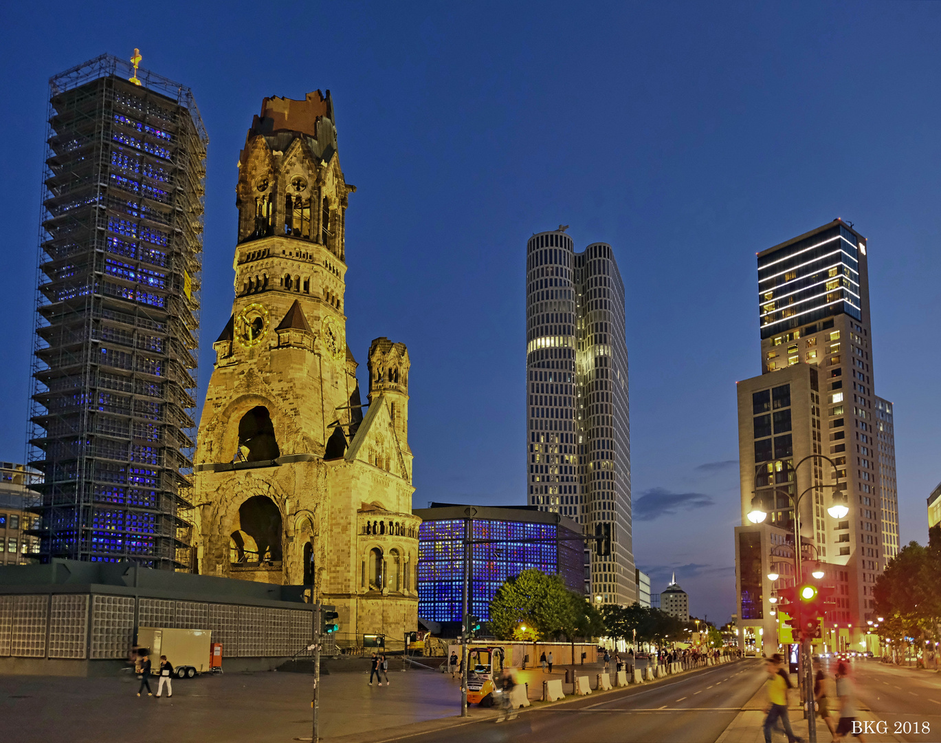 Rund um die  Ged chtniskirche  Foto Bild deutschland 