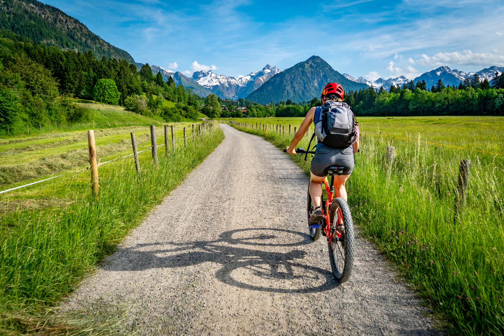 Rund um Obersdorf mit dem MTB…