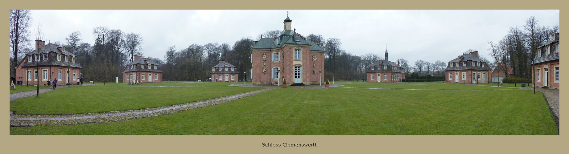 Rundblick Schloss Clemenswerth