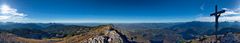 Rundblick vom Berchtesgadener Hochthron am Untersberg