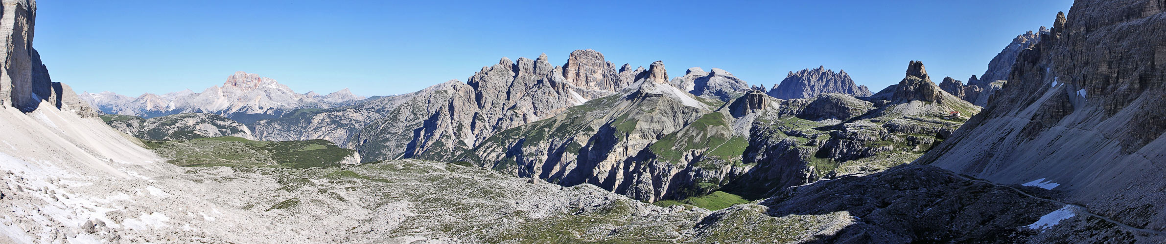 Rundblick vom Paternkofelsattel