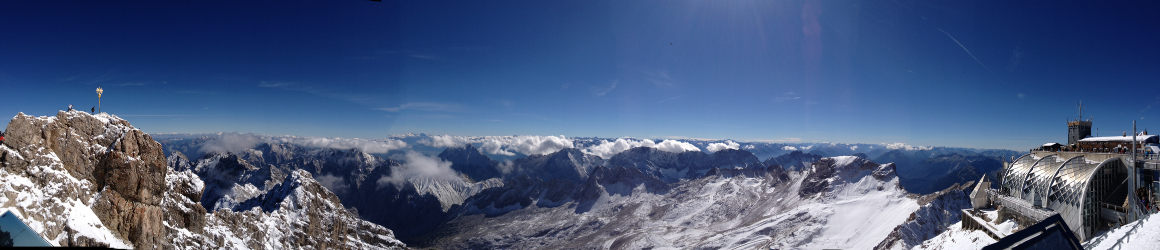 Rundblick von der Zugspitze