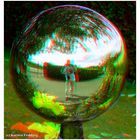 ,,Rundes Selbstportrait'' in 3D (Rot/Cyan)