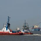 Rundfahrt mit der Ozeana auf der Weser bei Bremerhaven.