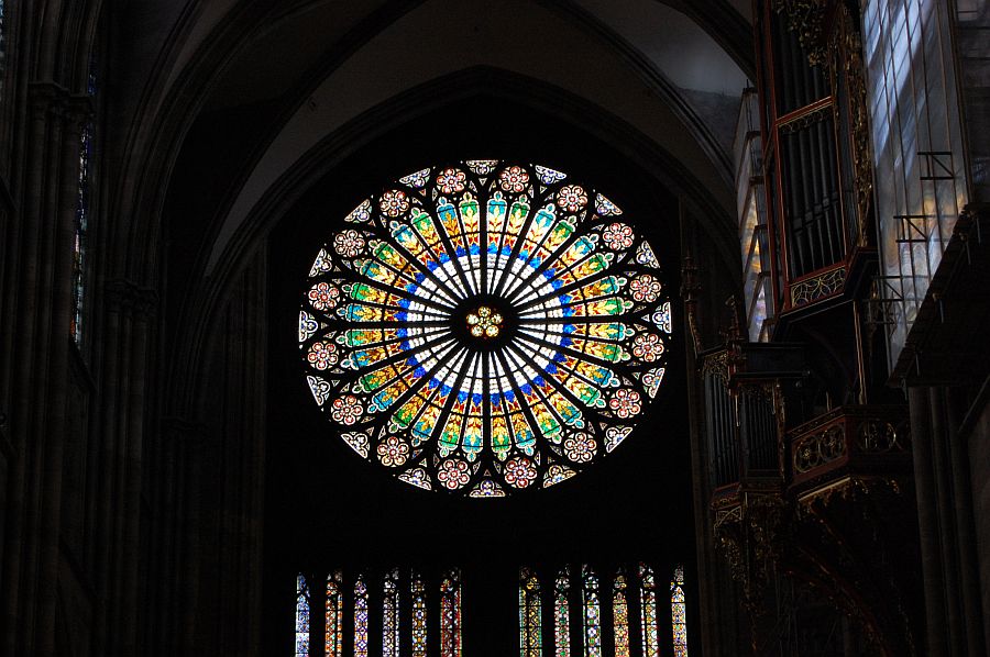 Rundfenster im Strasbourger Münster