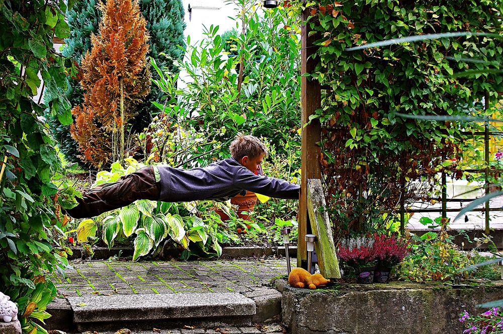 Rundflug im Garten