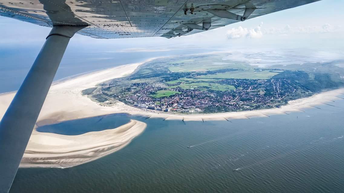 Rundflug über Borkum 