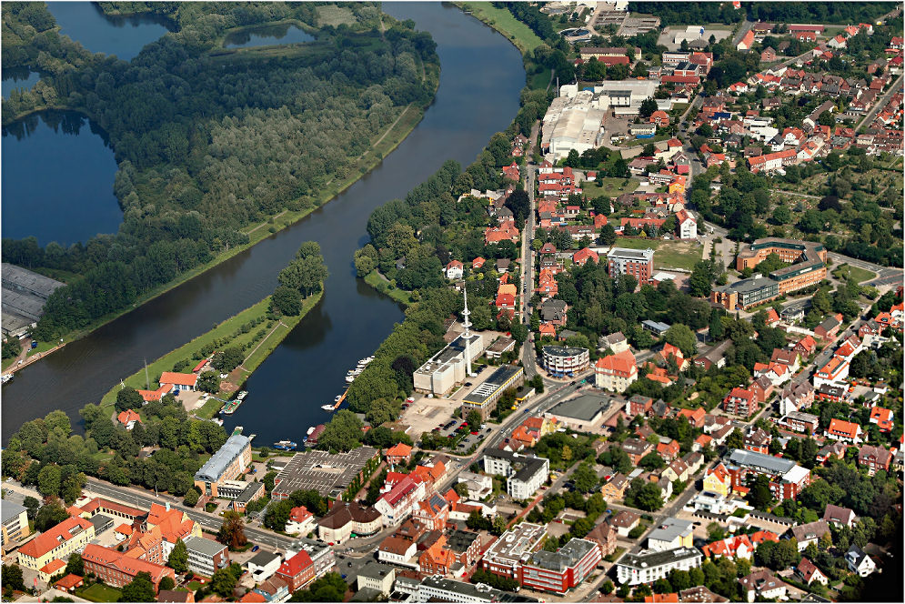 Rundflug über Nienburg