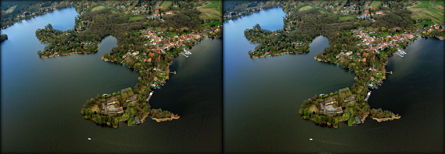 Rundflug über Teupitz (3D-X-View)