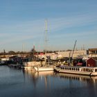 Rundgang im Harburger Hafen mit viel Sonne 