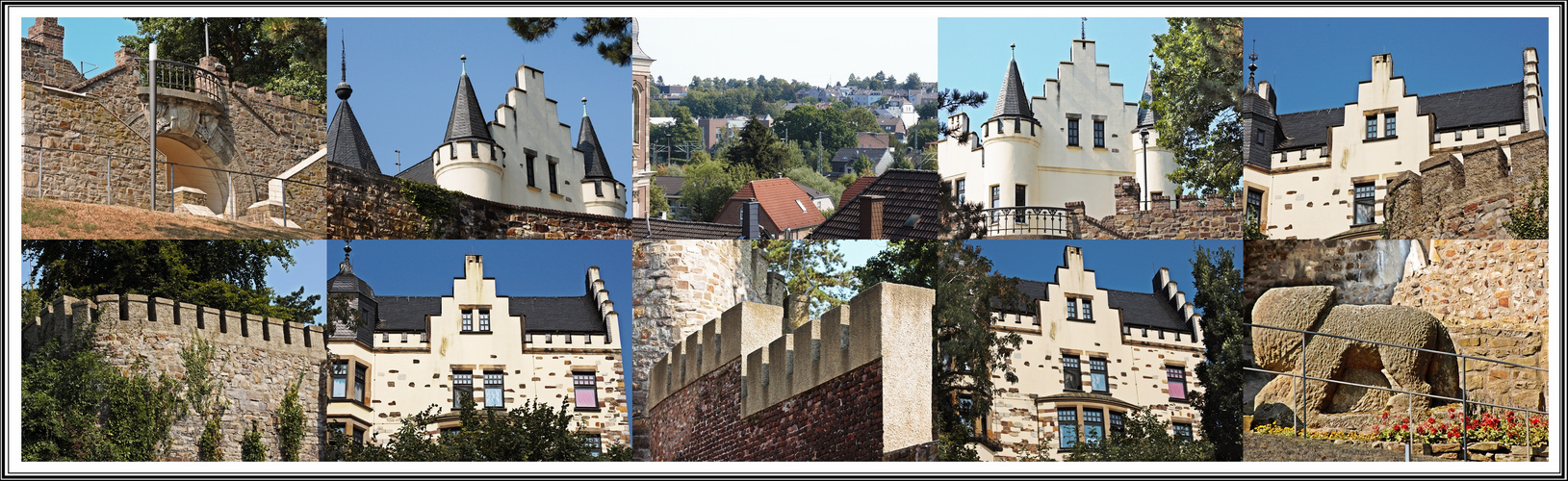 Rundgang um die Burg Rode