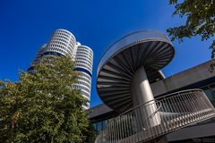 Rundtreppe an der BMW Konzernzentrale