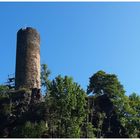 Rundturm der Burgruine Neuberg